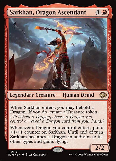 Sarkhan, Dragon Ascendant from Tarkir: Dragonstorm