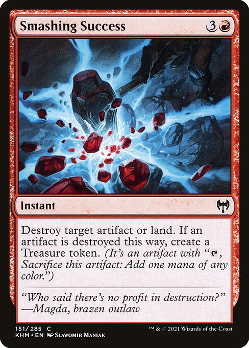 Smashing Success highlighted card art