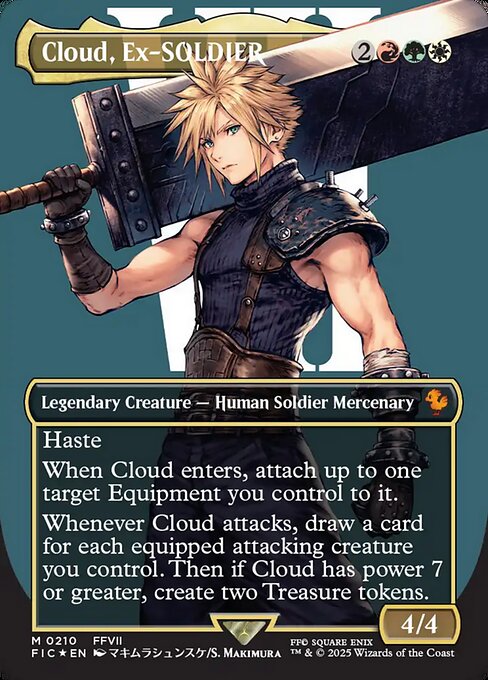 Cloud, Ex-SOLDIER from Final Fantasy Commander