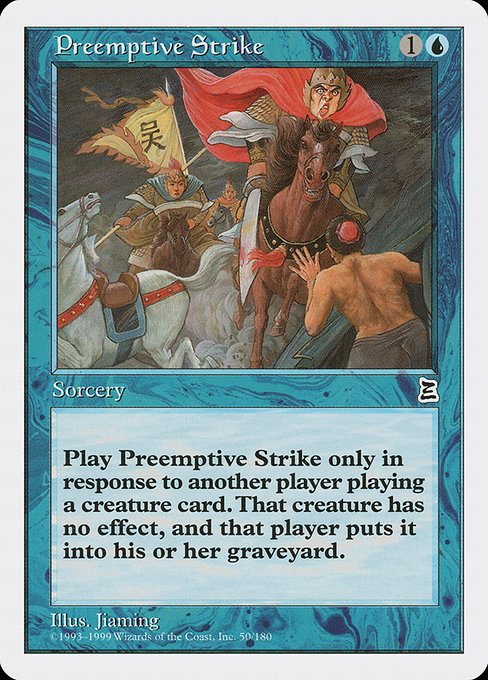 Preemptive Strike highlighted card art