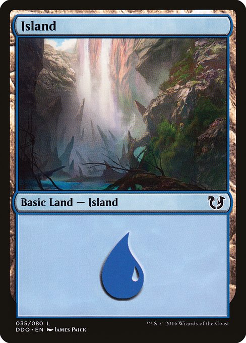 Island from Duel Decks: Blessed vs. Cursed