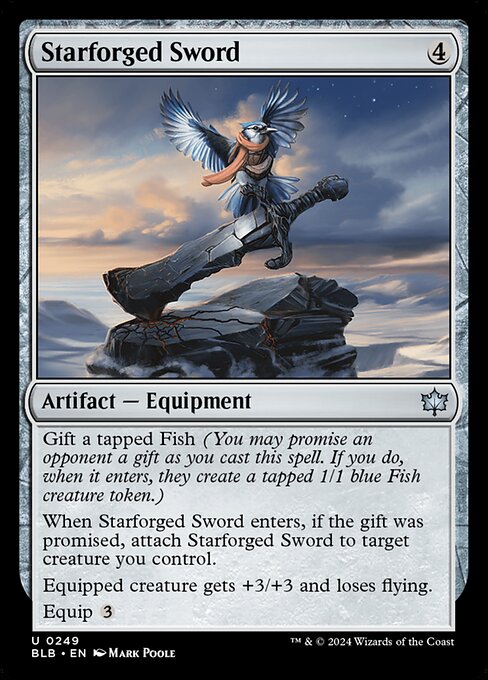 Starforged Sword highlighted card art