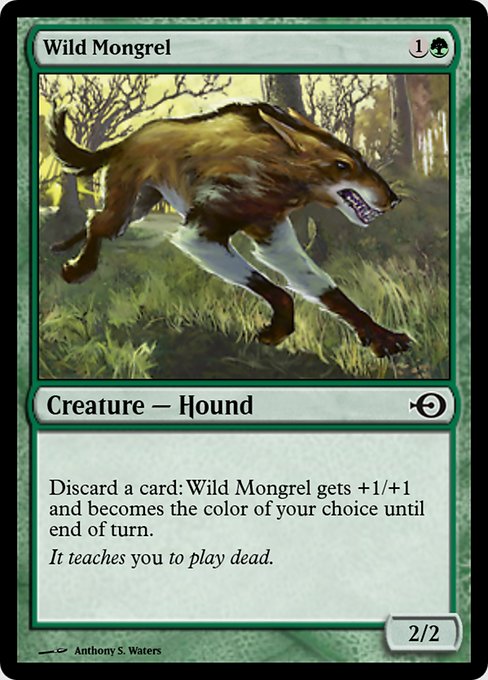 Wild Mongrel from Magic Online Promos