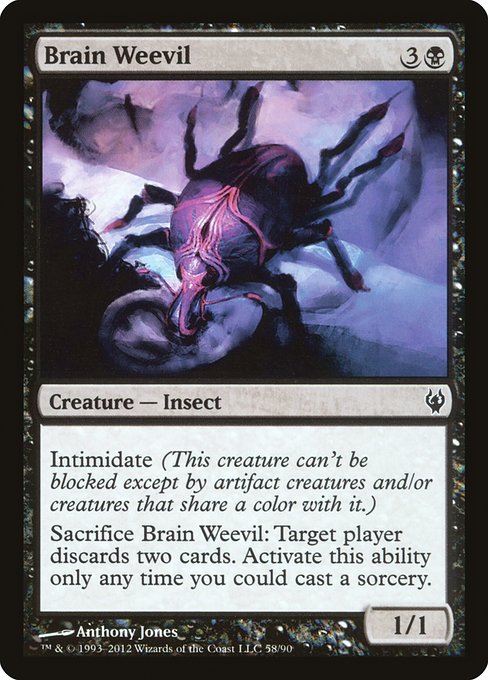 Brain Weevil from Duel Decks: Izzet vs. Golgari