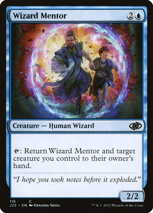 Wizard Mentor highlighted card art