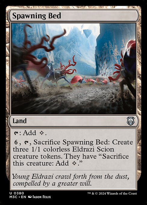 Spawning Bed from Modern Horizons 3 Commander
