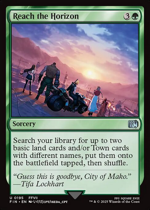 Reach the Horizon highlighted card art