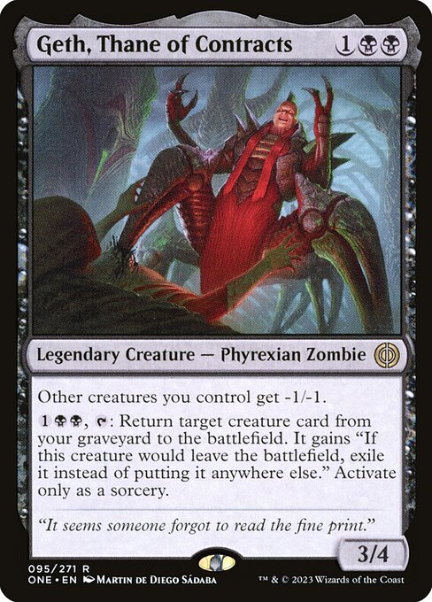 Geth, Thane of Contracts from Phyrexia: All Will Be One