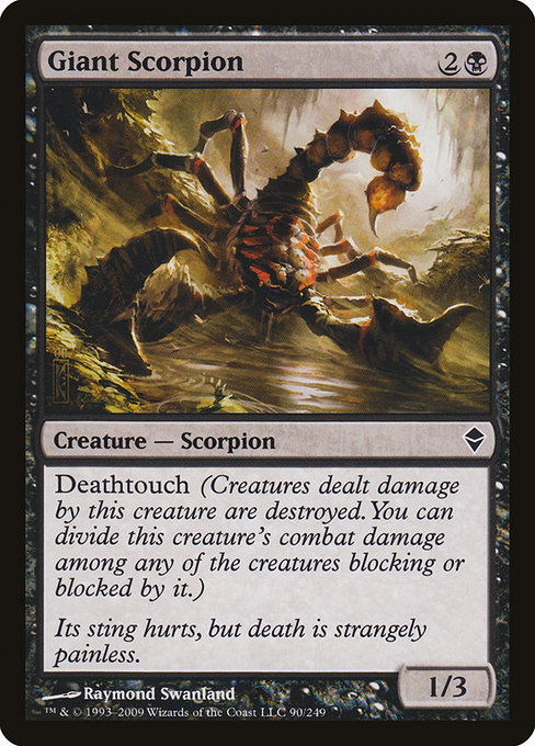 Giant Scorpion from Zendikar