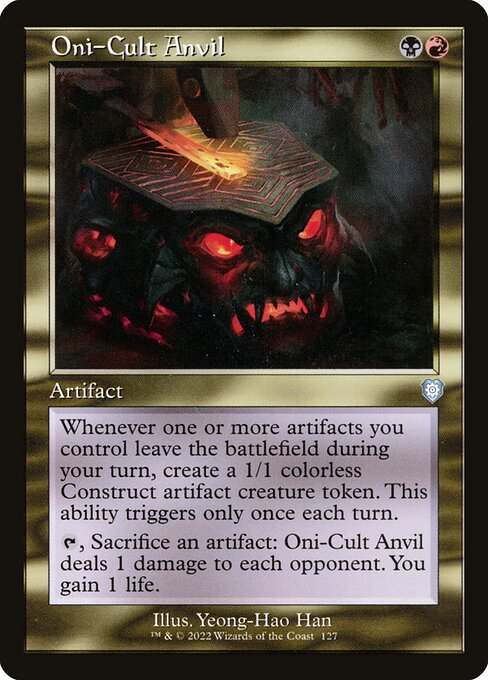 Oni-Cult Anvil highlighted card art