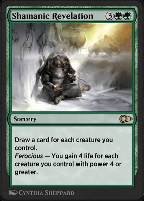 Shamanic Revelation highlighted card art