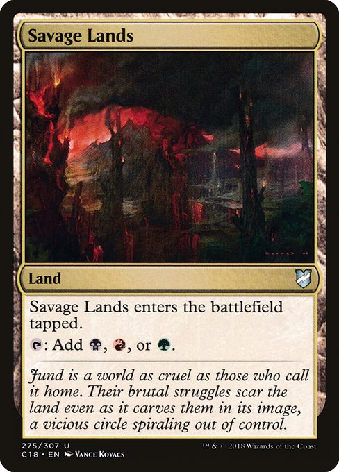 Savage Lands from Commander 2018