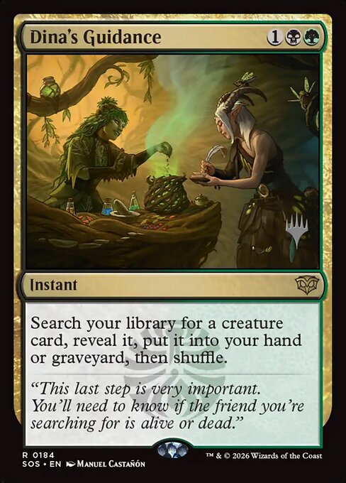 Dina's Guidance from Secrets of Strixhaven Promos