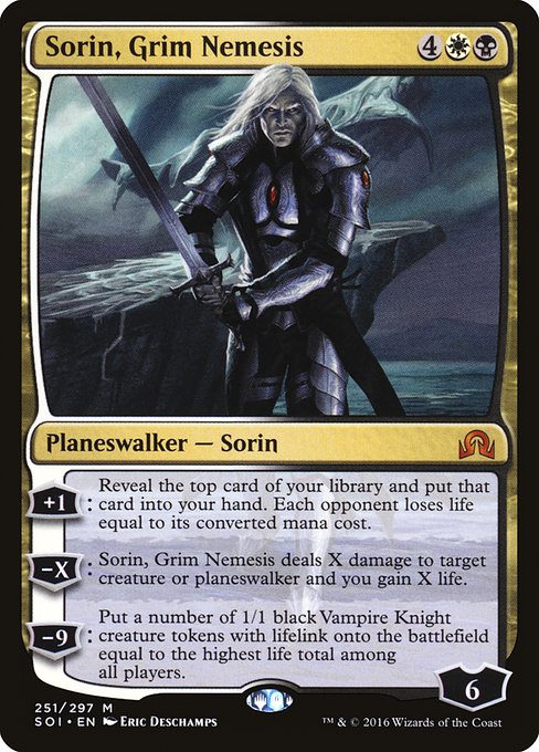 Sorin, Grim Nemesis from Shadows over Innistrad