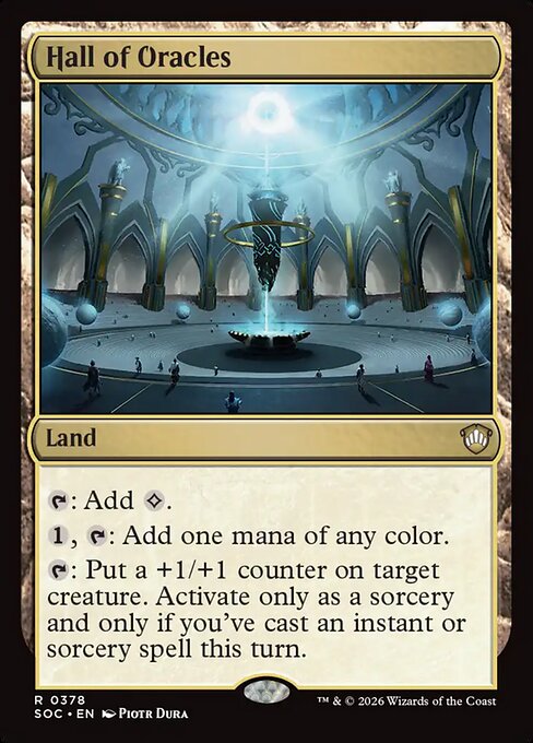 Hall of Oracles from Secrets of Strixhaven Commander