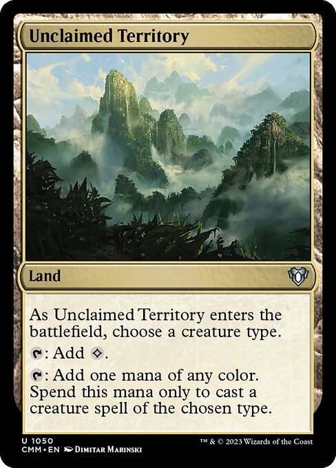 Unclaimed Territory from Commander Masters