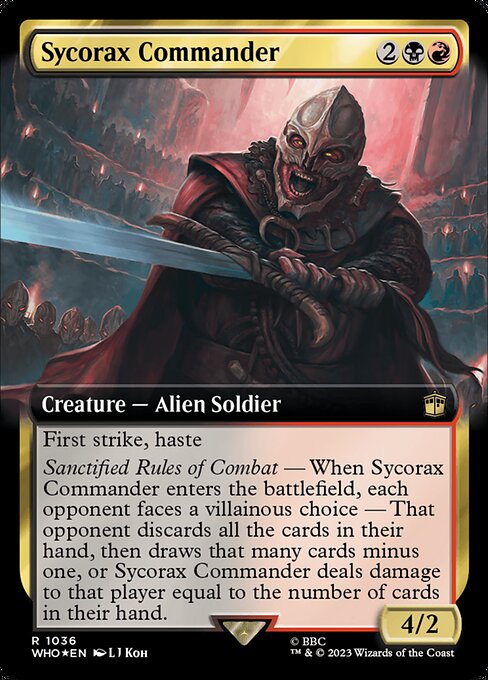 Sycorax Commander from Doctor Who