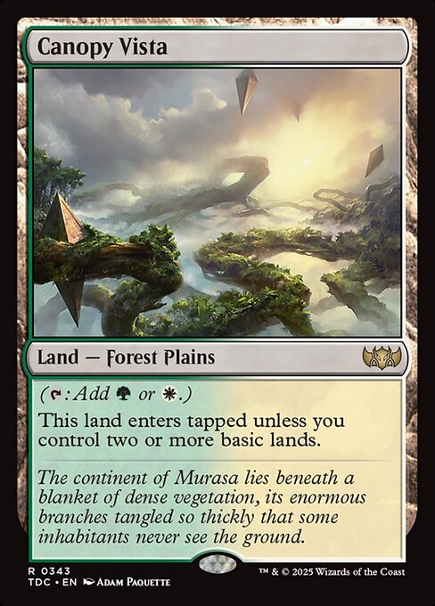 Canopy Vista from Tarkir: Dragonstorm Commander