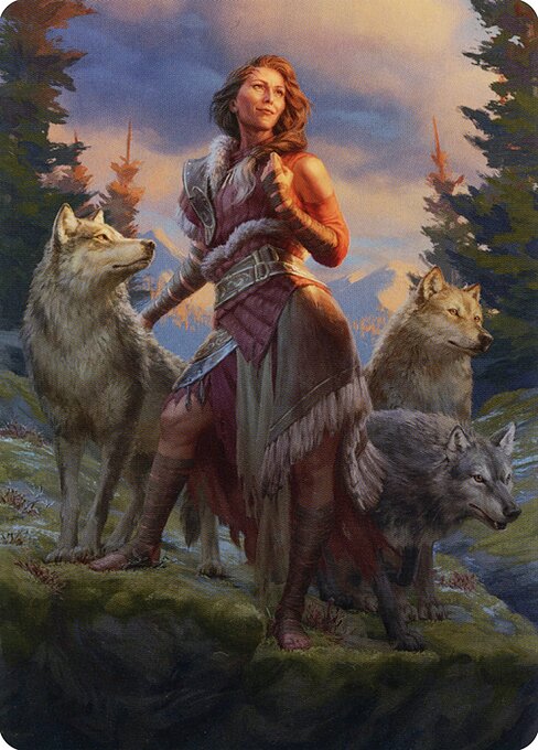 Arlinn, the Pack's Hope // Arlinn, the Pack's Hope from Midnight Hunt Art Series