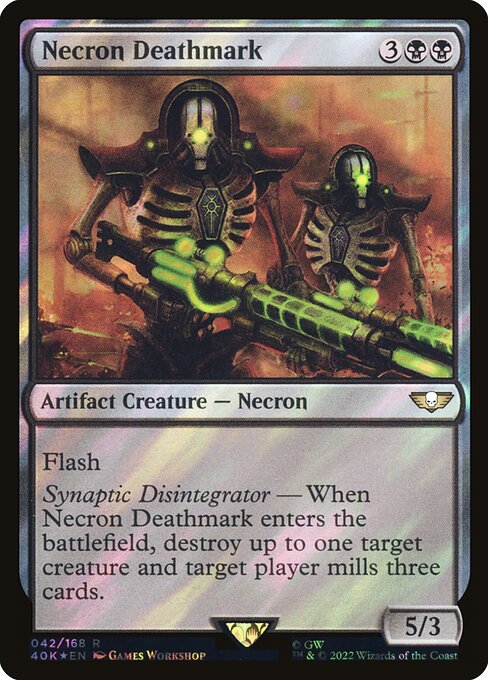 Necron Deathmark from Warhammer 40,000 Commander