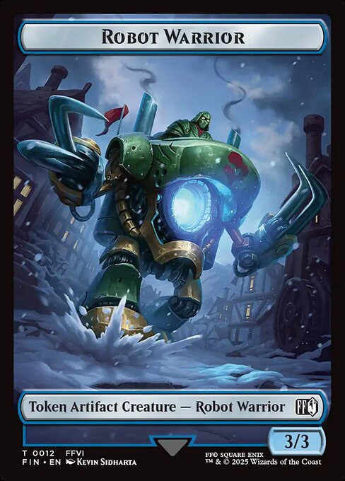Robot Warrior highlighted card art