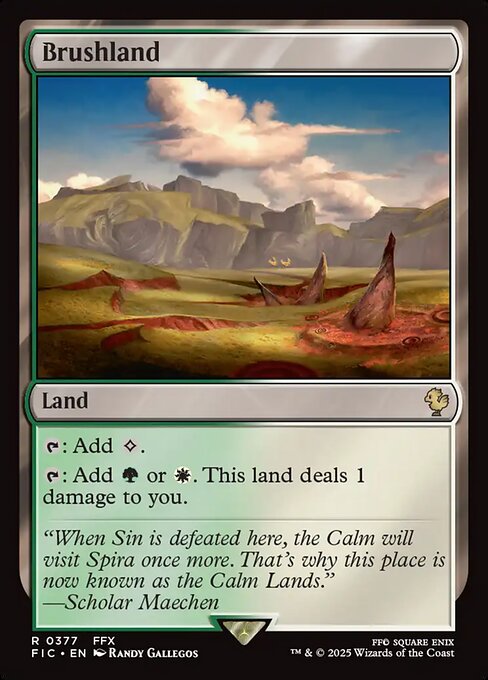 Brushland highlighted card art