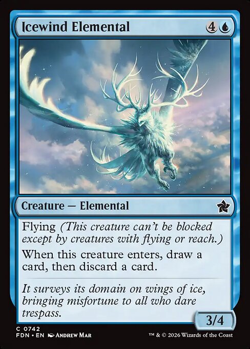 Icewind Elemental highlighted card art