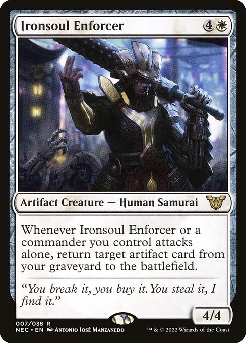 Ironsoul Enforcer from Neon Dynasty Commander
