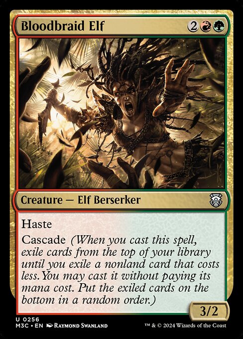 Bloodbraid Elf from Modern Horizons 3 Commander