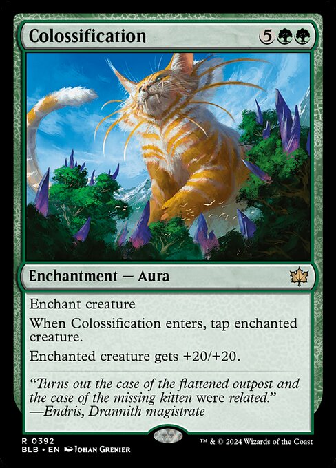 Colossification highlighted card art