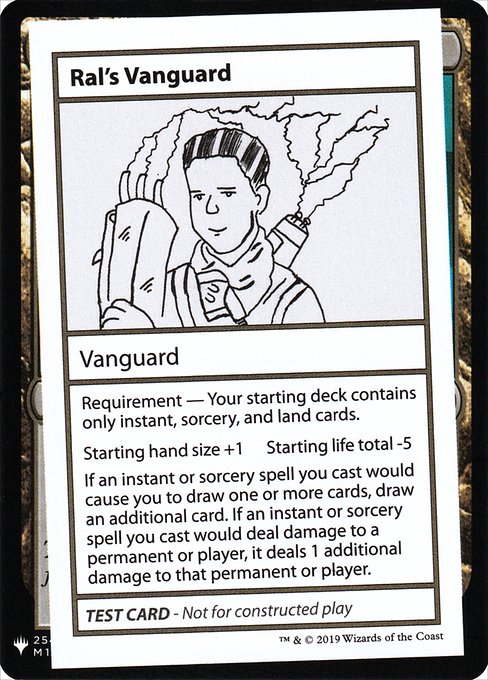 Ral's Vanguard from Mystery Booster Playtest Cards 2019