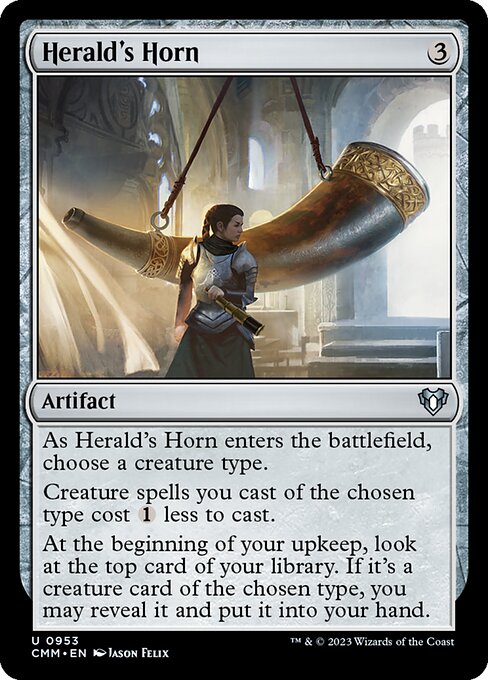 Herald's Horn from Commander Masters