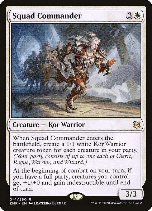 Squad Commander from Zendikar Rising