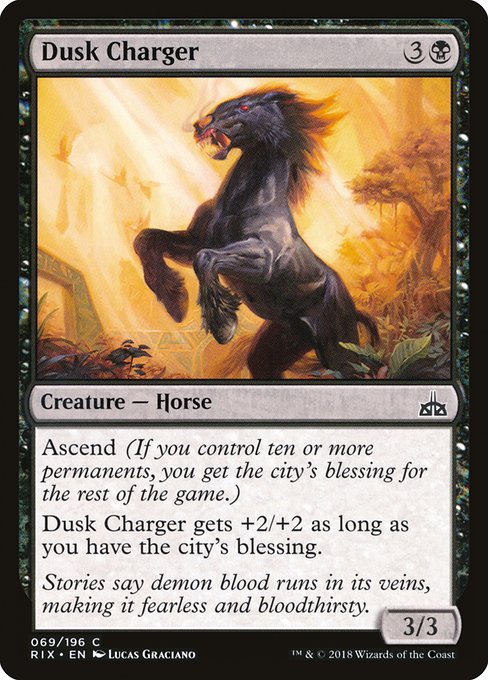 Dusk Charger from Rivals of Ixalan