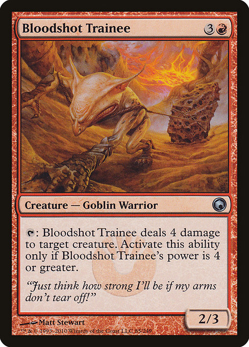 Bloodshot Trainee from Scars of Mirrodin