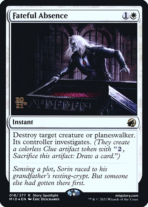 Fateful Absence from Innistrad: Midnight Hunt Promos