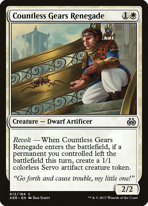 Countless Gears Renegade from Aether Revolt