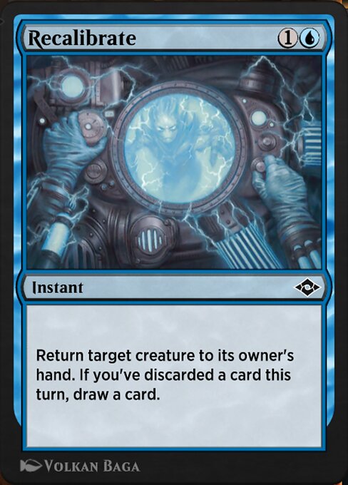 Recalibrate highlighted card art