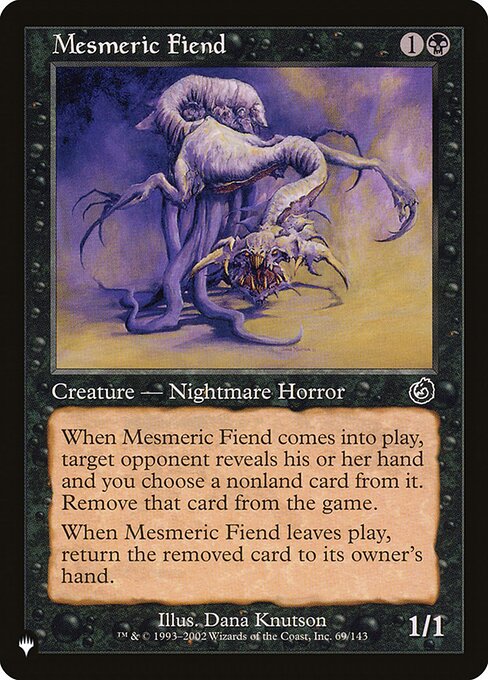 Mesmeric Fiend highlighted card art