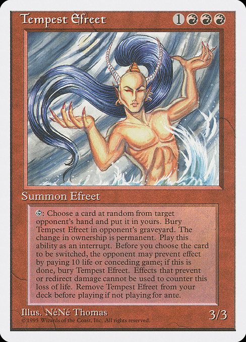 Tempest Efreet highlighted card art