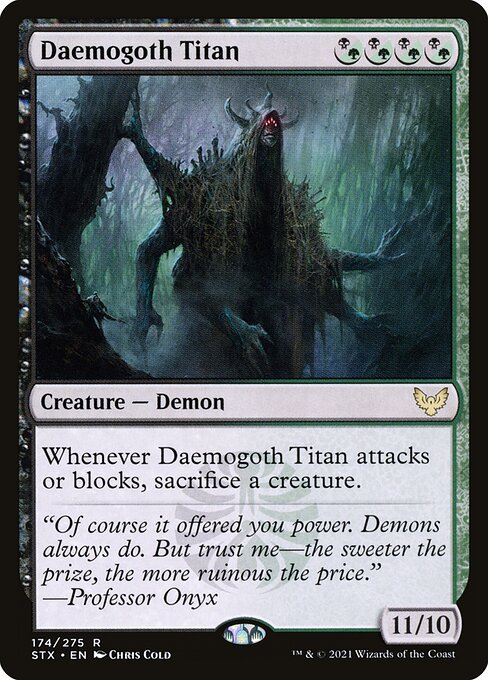 Daemogoth Titan from Strixhaven: School of Mages