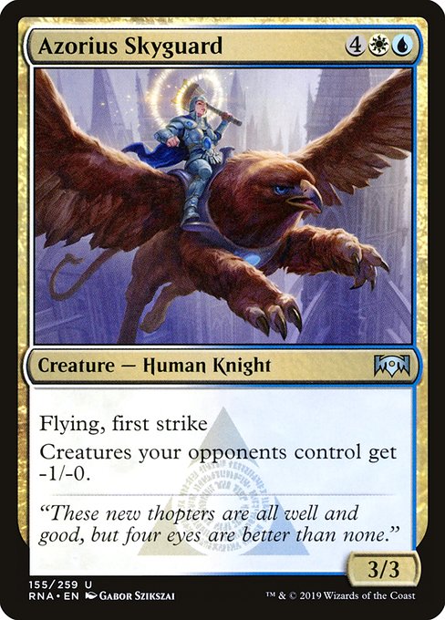 Azorius Skyguard highlighted card art