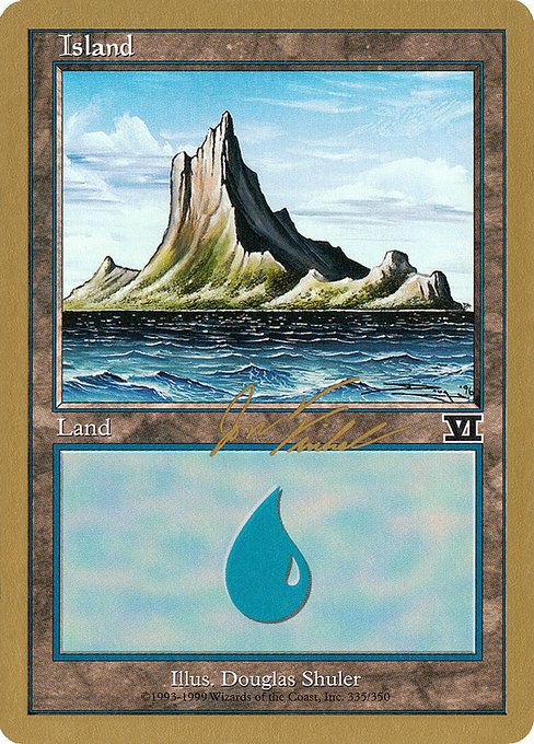 Island from World Championship Decks 2000