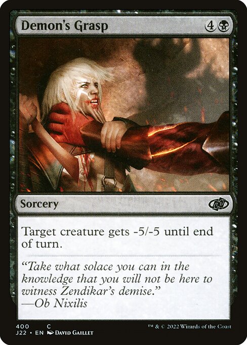 Demon's Grasp highlighted card art