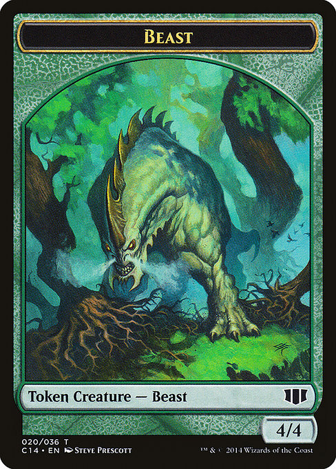 Beast from Commander 2014 Tokens