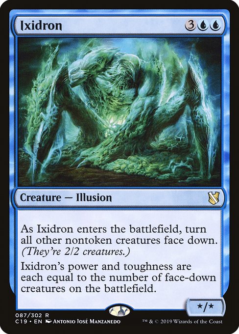 Ixidron highlighted card art