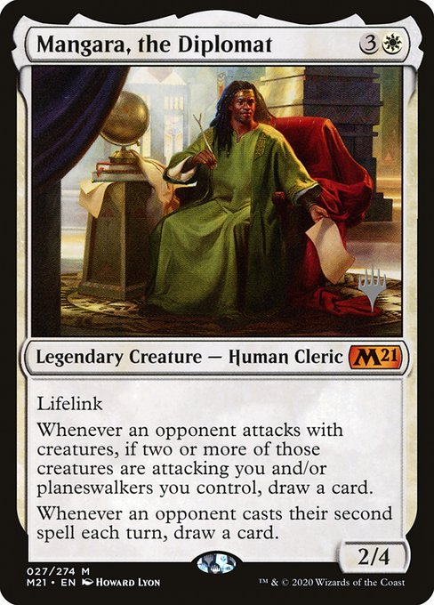 Mangara, the Diplomat from Core Set 2021 Promos