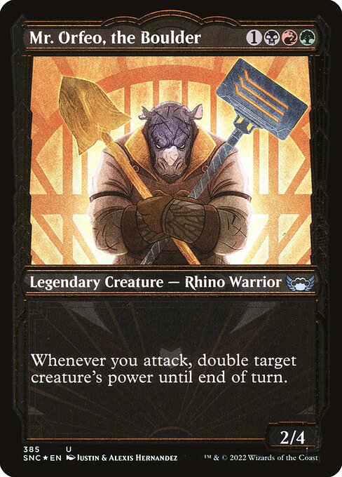 Mr. Orfeo, the Boulder from Streets of New Capenna