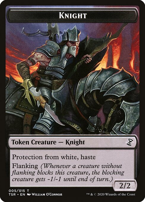 Knight highlighted card art