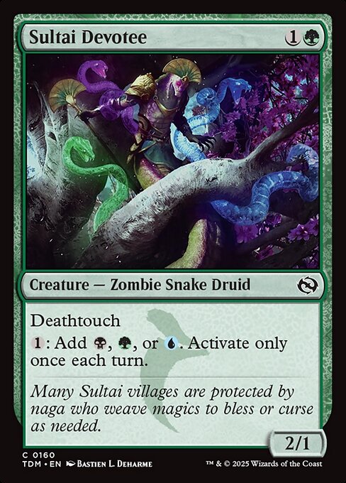 Sultai Devotee highlighted card art